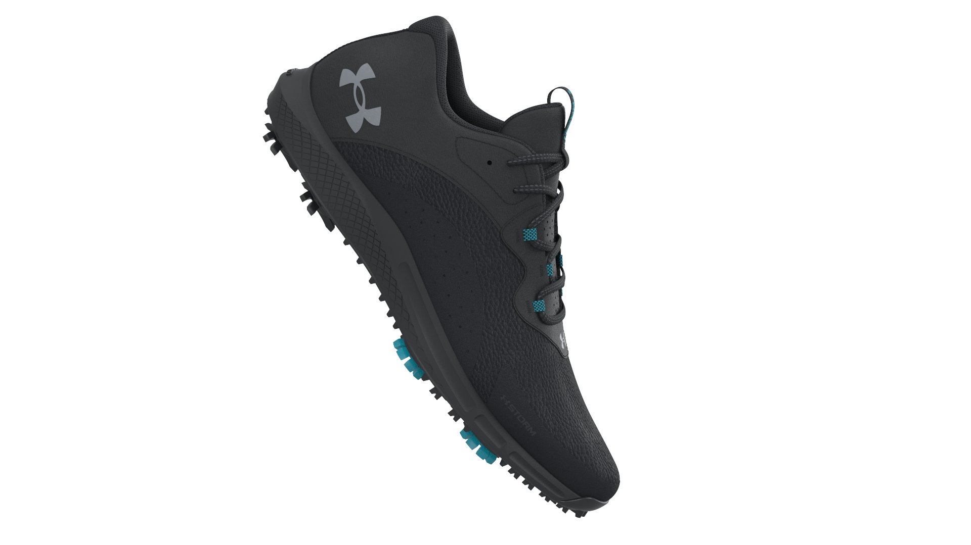 UA Charged Draw 2 Wide Men's Golf Shoes 3