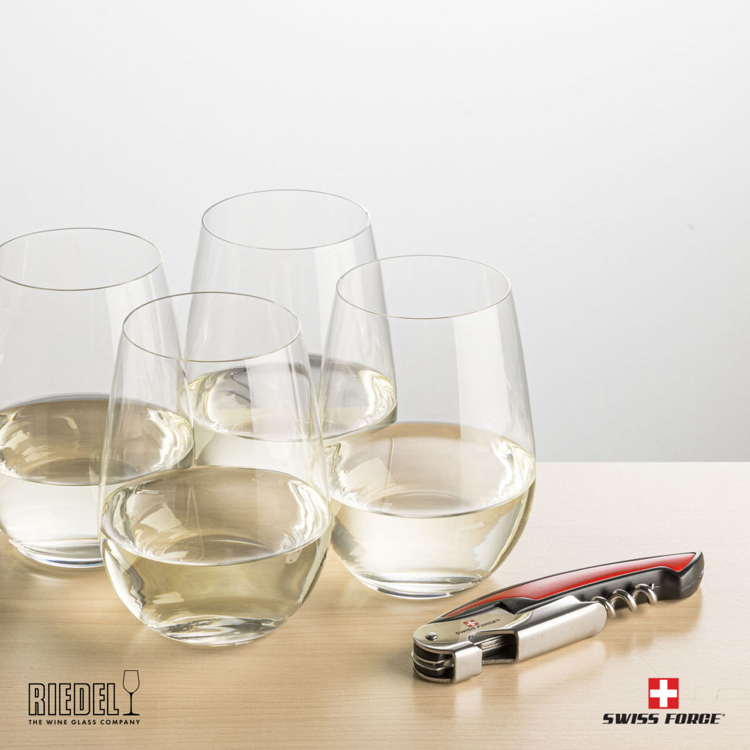 Swiss Force® Opener & RIEDEL Stemless Wine 2