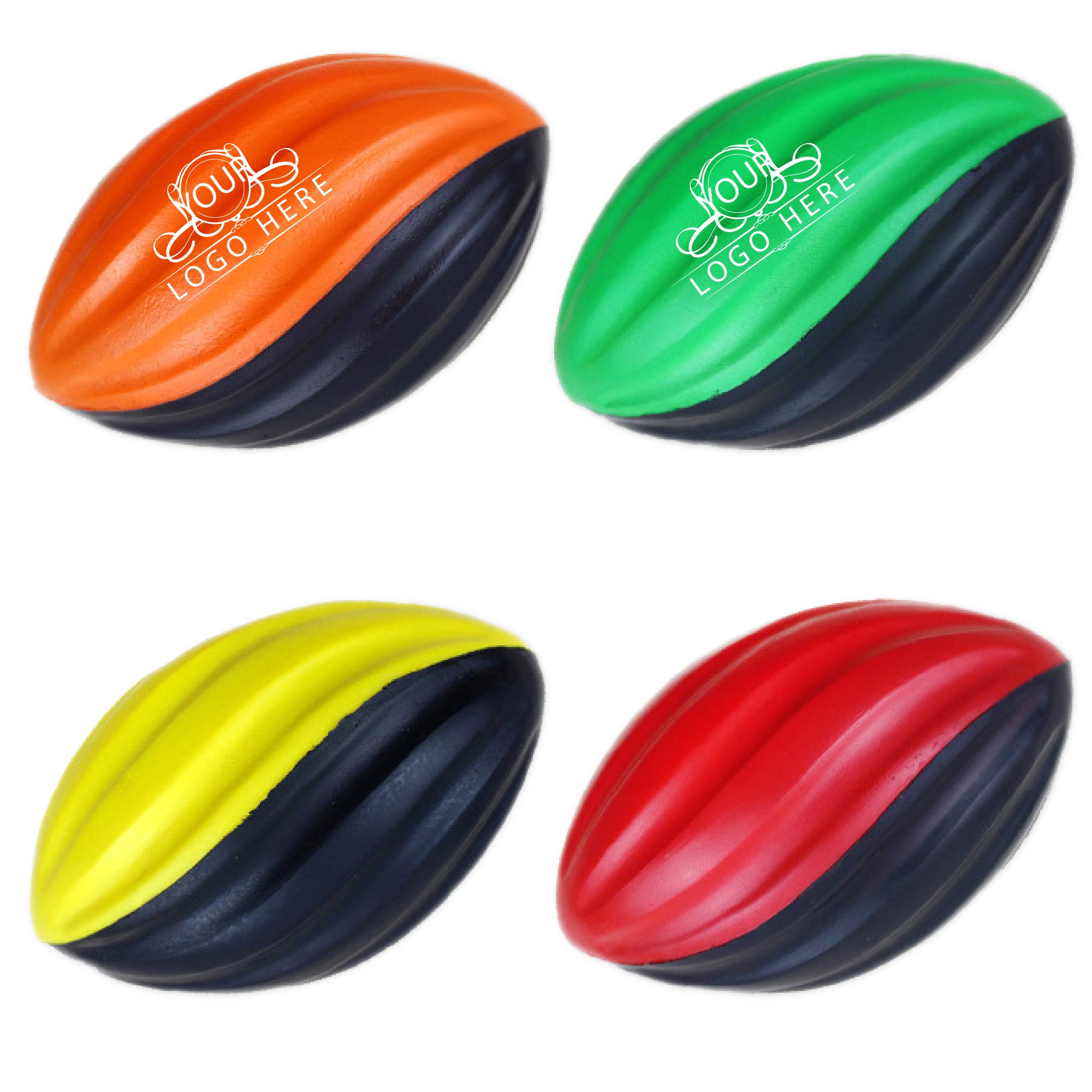 PU Spiral Football Stress Reliever 1