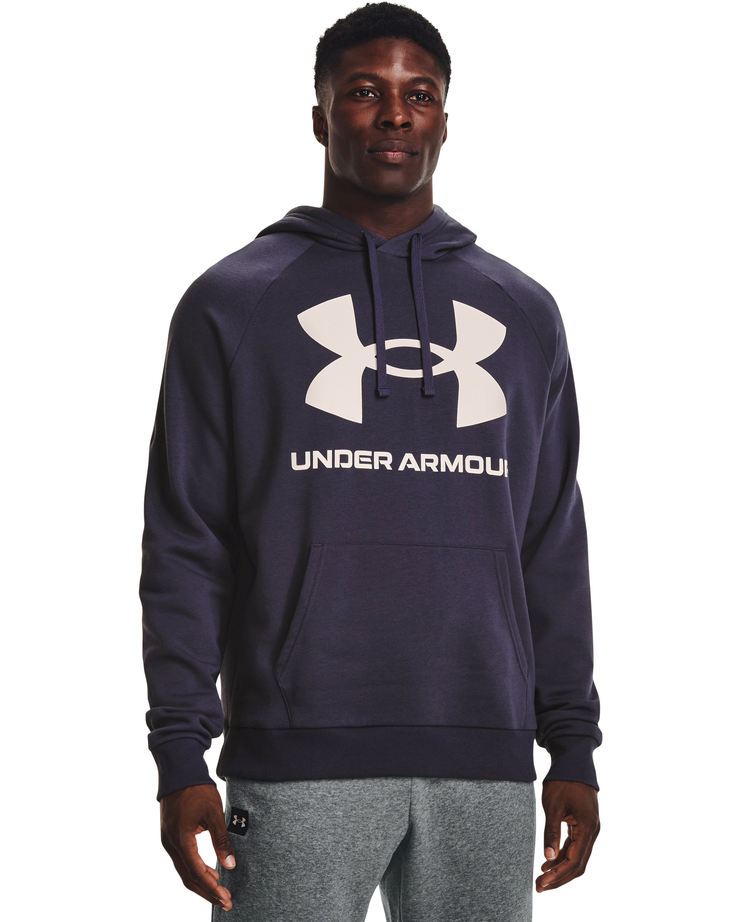 UA Rival Fleece Big Logo Men's Hoodie, custom hoodie or sweatshirt with logo imprint 21