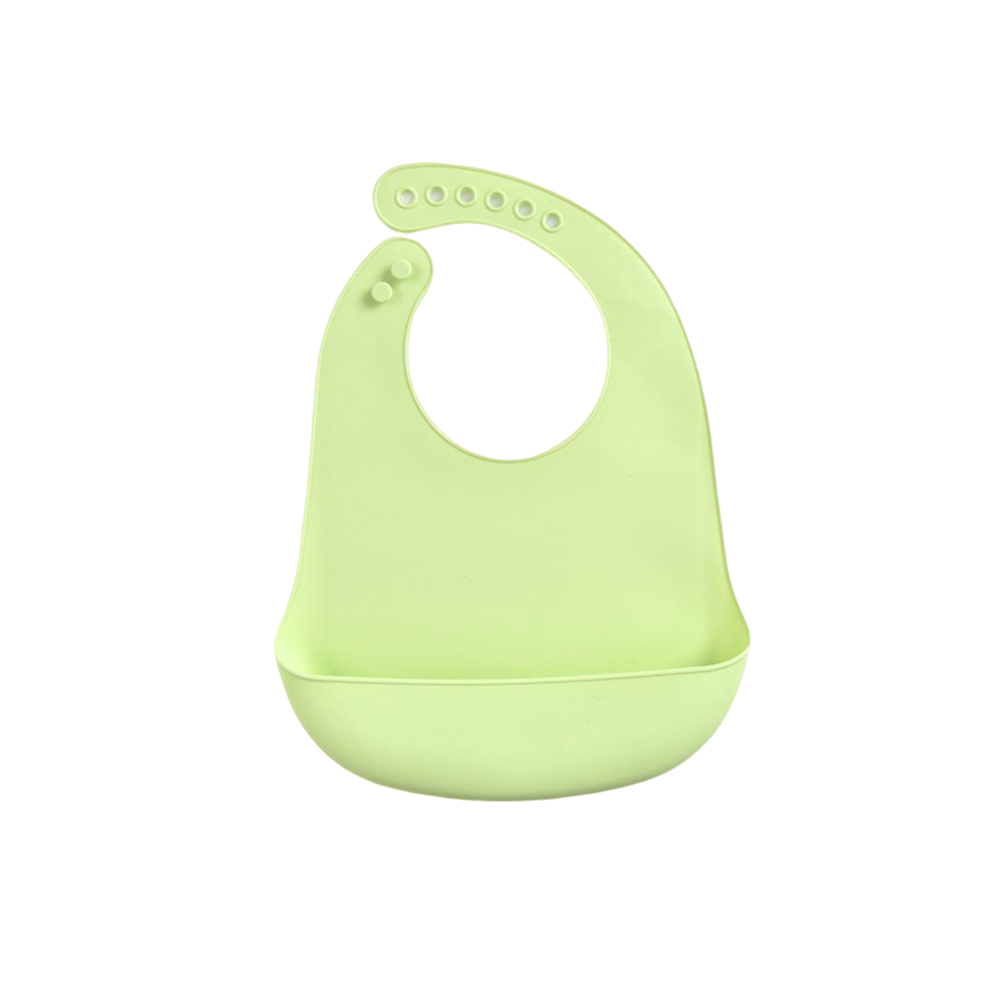 Silicone Baby Bib With Deep Catch Pocket 11.8 X 9" 26
