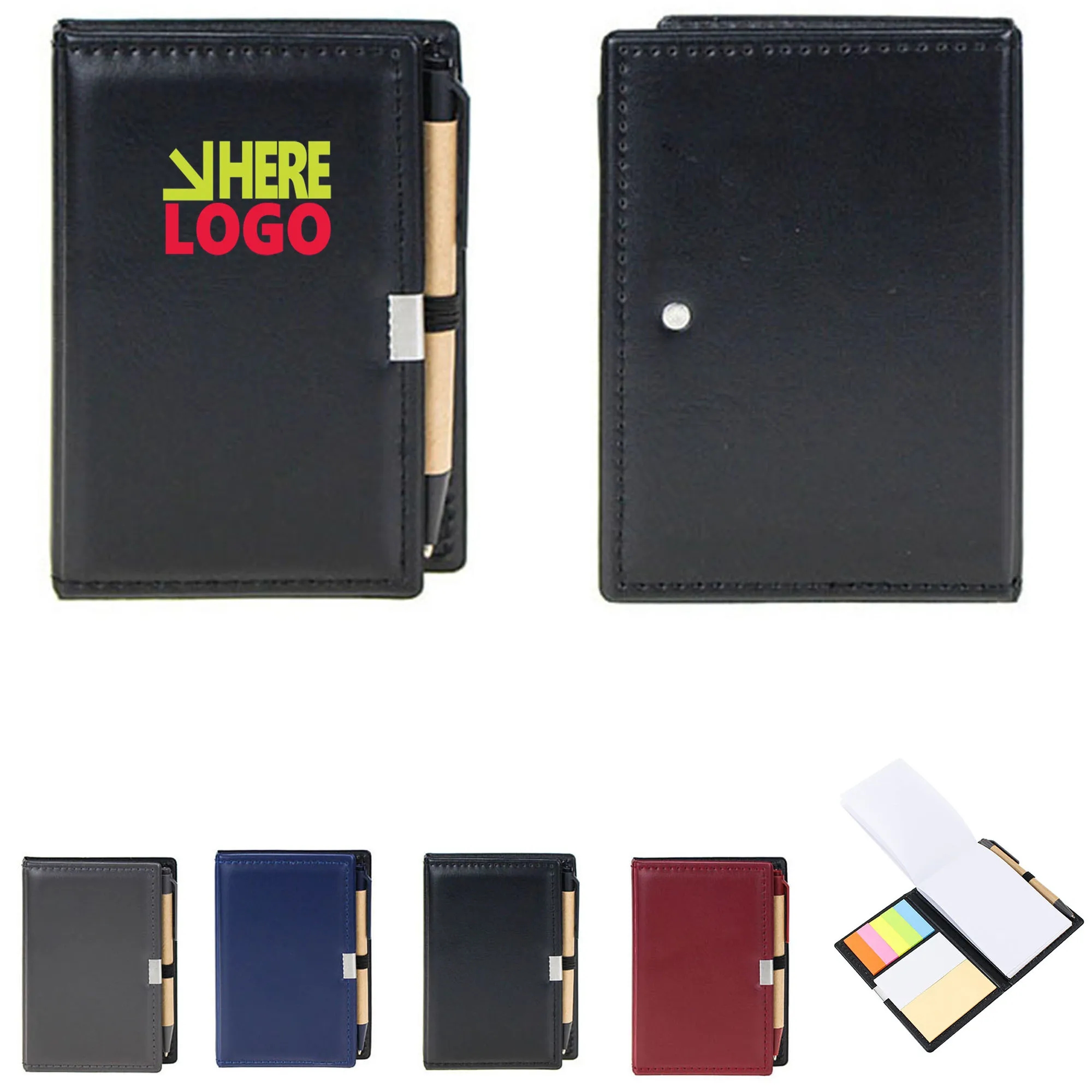 A7 Hardcover Kraft Combination Sticky Notes 2