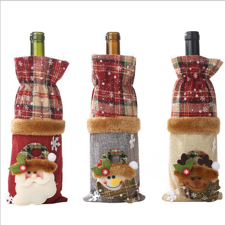 Christmas Wine Bottle Decoration Bag 5