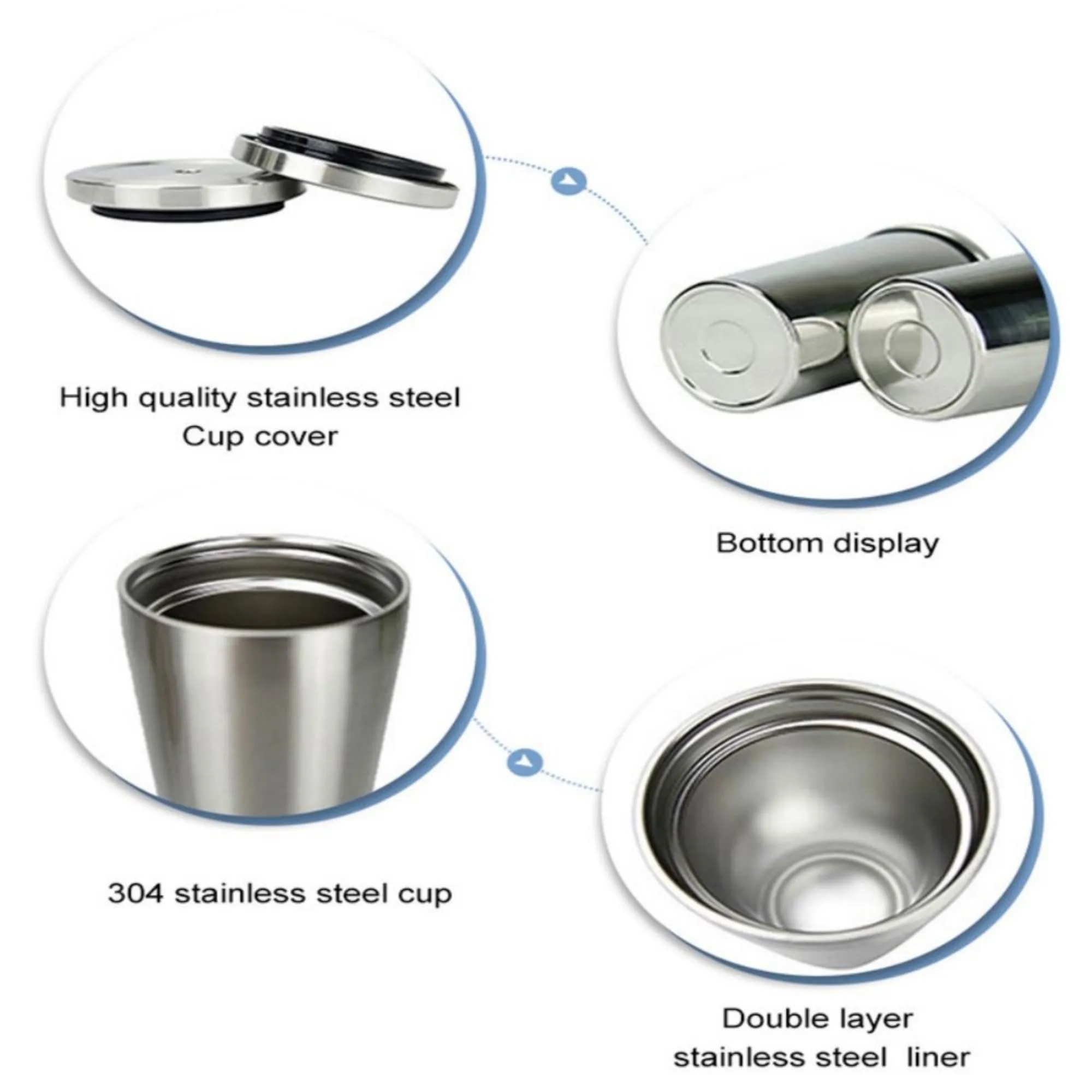17oz Portable Stainless Steel Water Bottle 4