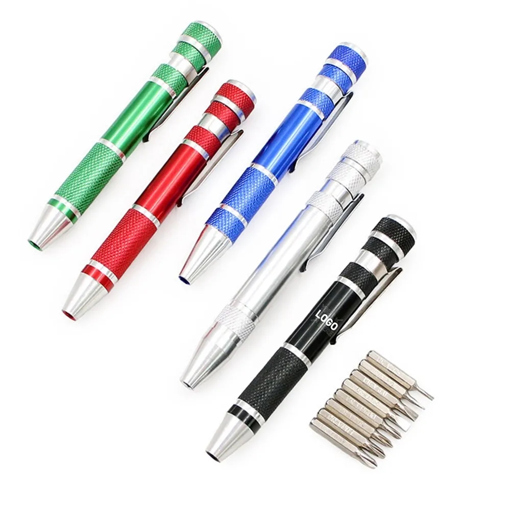 8 In 1 Pocket Aluminum Screwdriver Kit 5