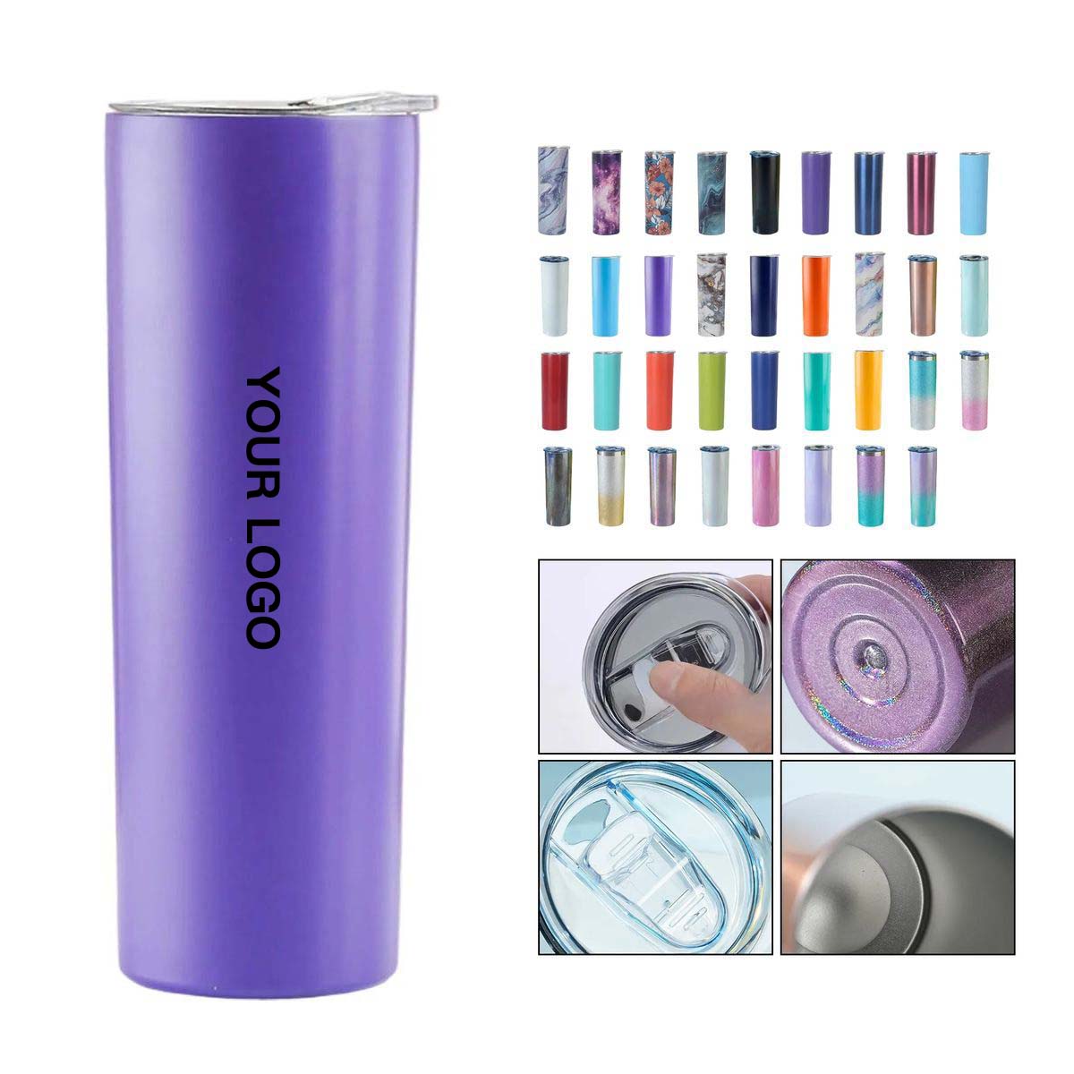 Durable 20oz Insulated Tumbler for Home or Travel 35