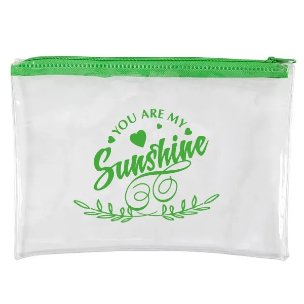 Clear PVC Pencil Case with Zipper 2