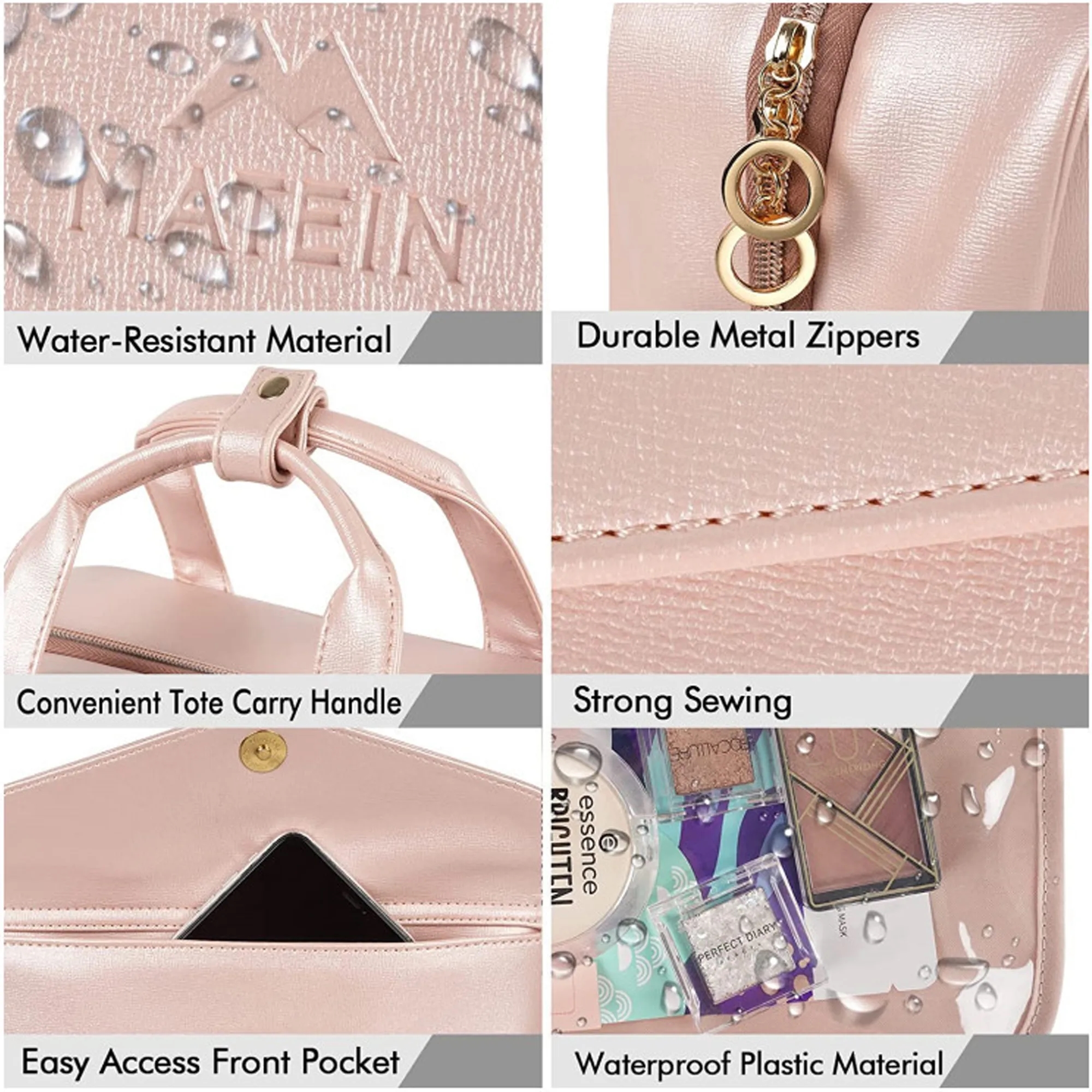 Fashionable Travel Portable Storage Toiletry & Makeup Bag 3