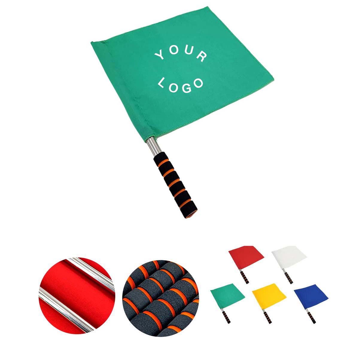 Bright Referee Flags for Football Soccer and Rugby 2