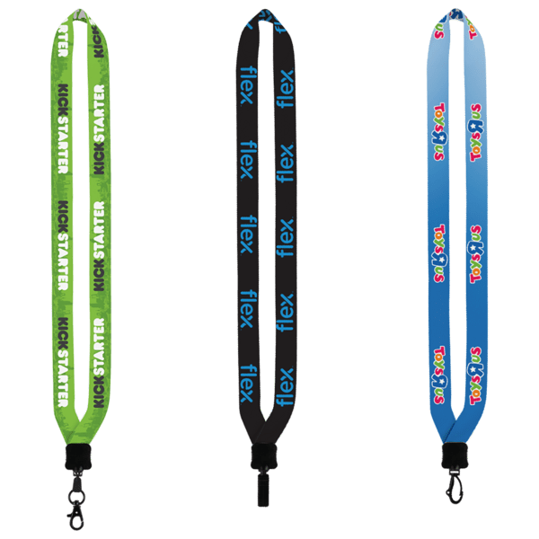 3/4" Dye-Sublimated Lanyard with Plastic Clamshell & Plastic O-Ring 26