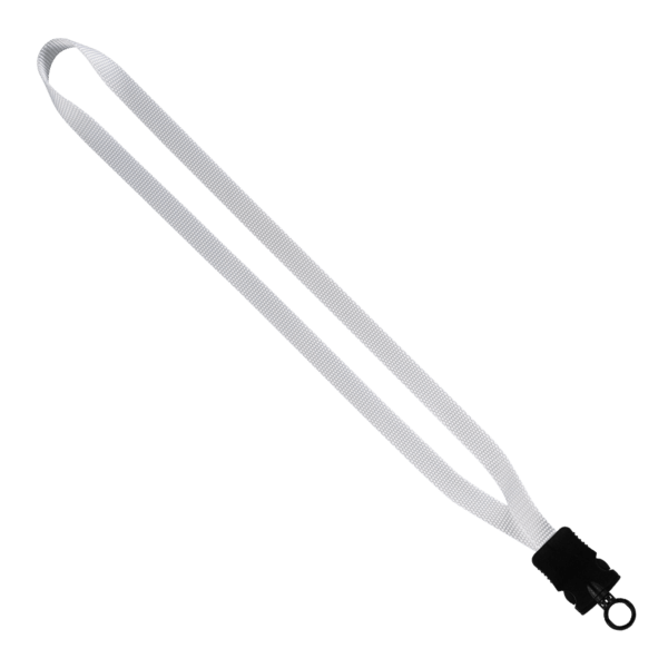 1/2" Smooth Nylon Lanyard with Snap-Buckle Release & O-Ring 3