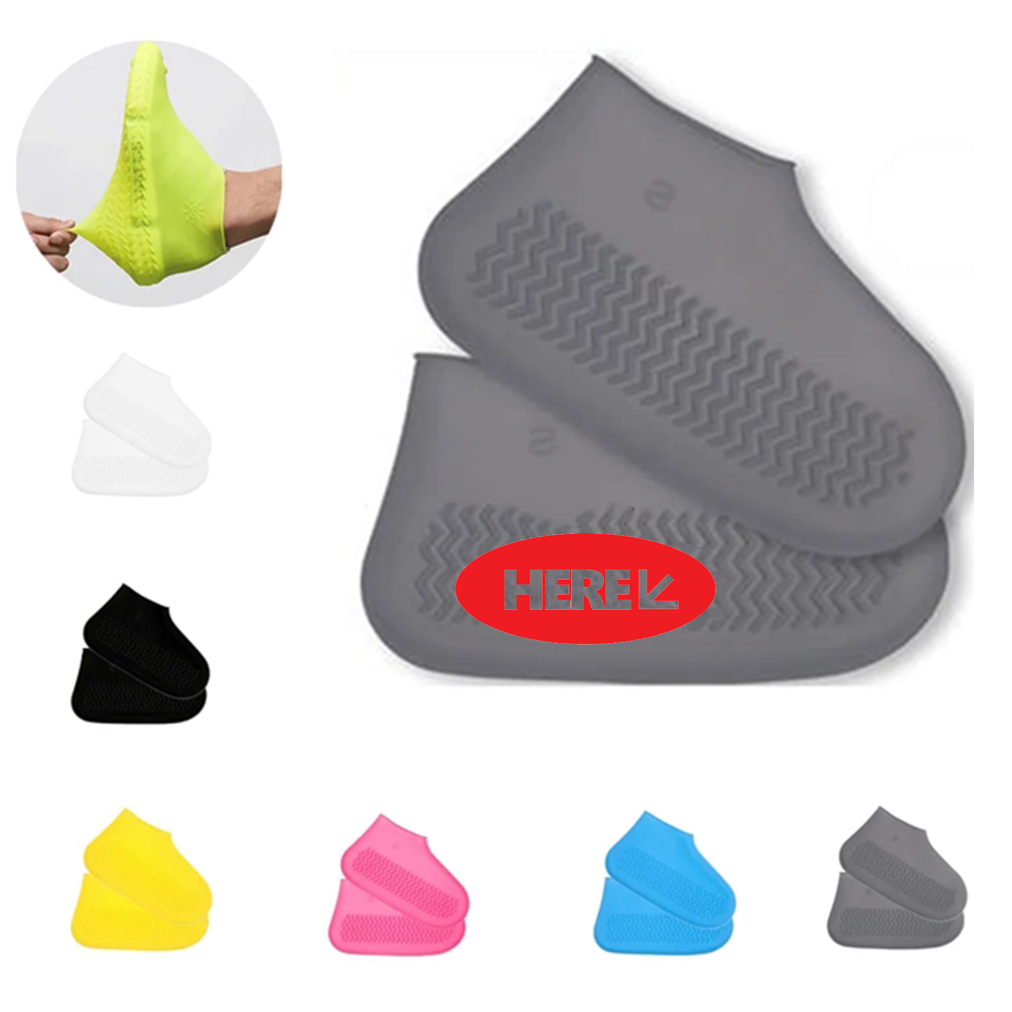Silicone Unisex Shoes Protectors MOQ 50 3