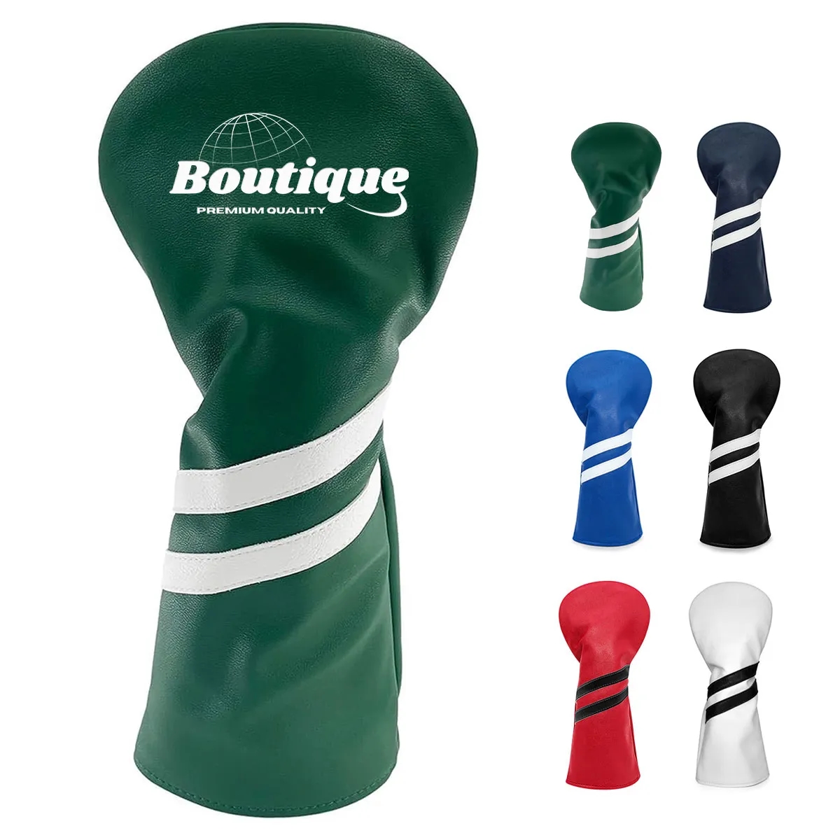 Golf Club Wood and Hybrid Head Cover PU Leather Headcover 1