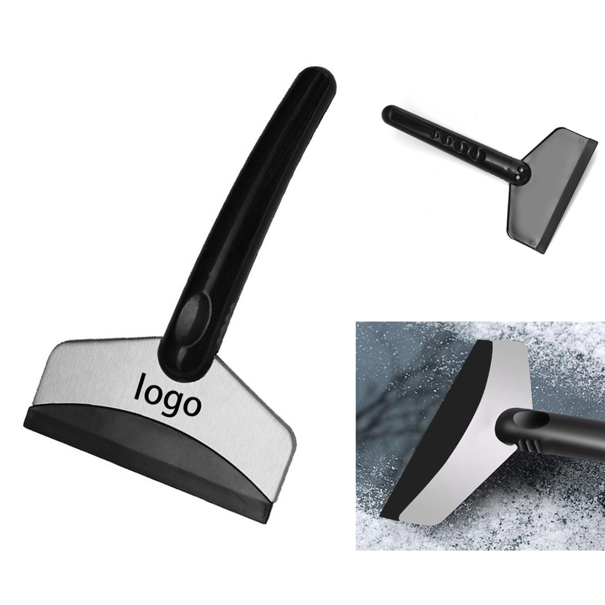 Stainless Steel Glass Snow Shovel 2