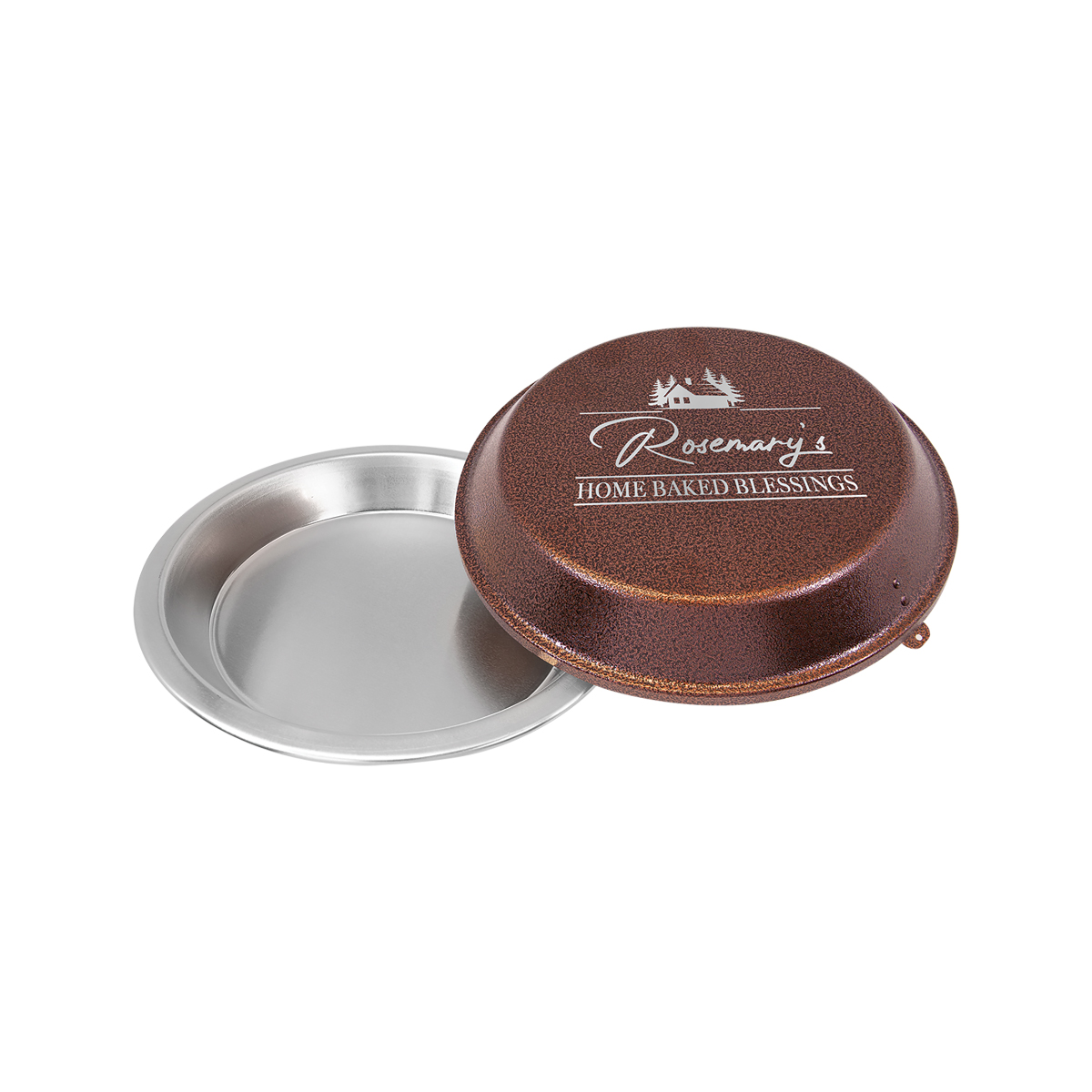 9" Aluminum Pie Pan w/Copper Lid