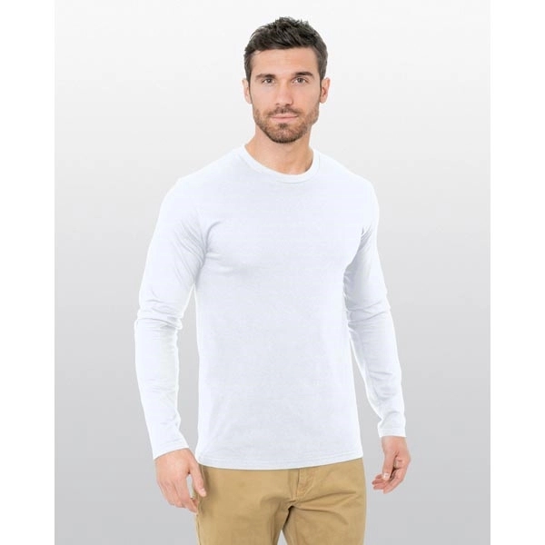 Apparel Unisex Fine Jersey Long Sleeve Crew 3
