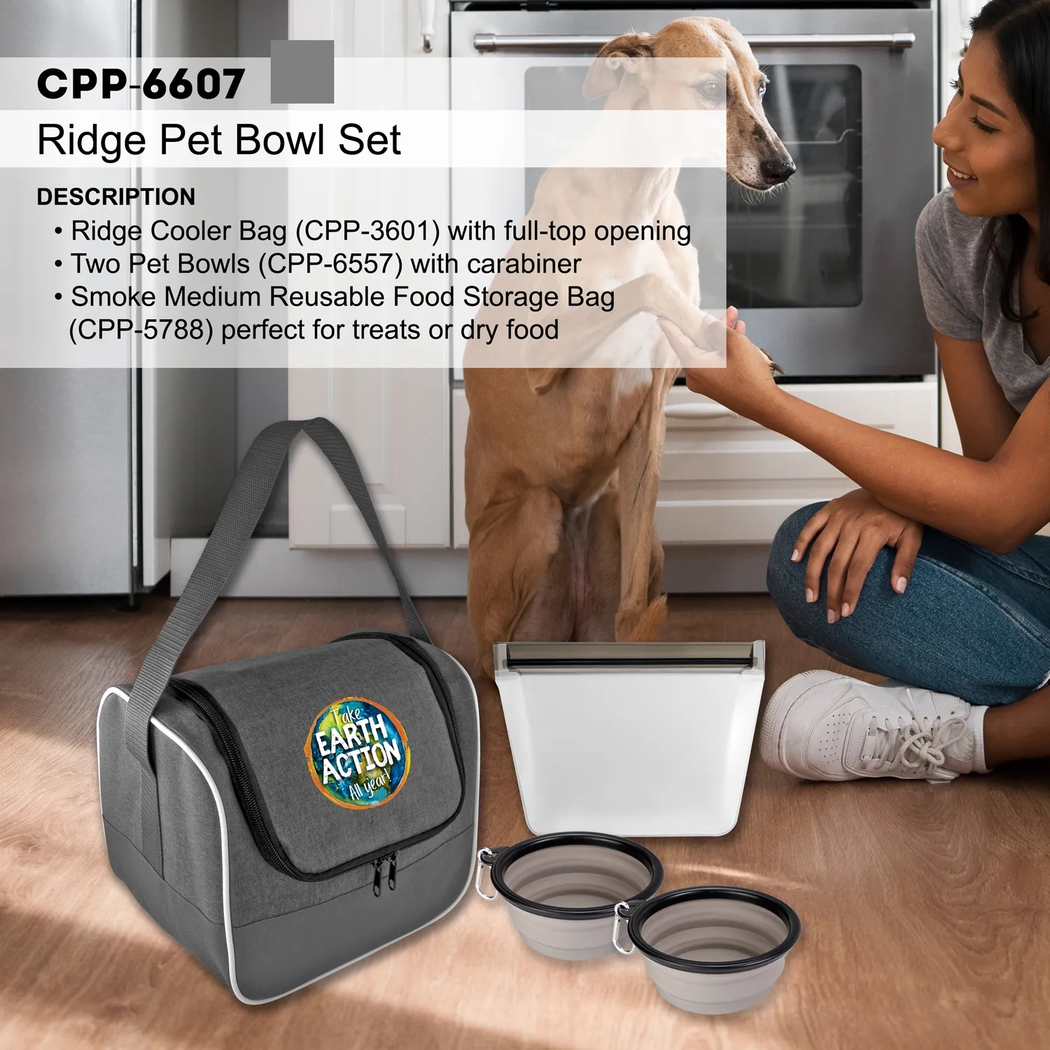 Ridge Pet Bowl Set 3