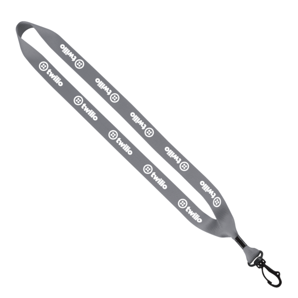 3/4" Polyester Lanyard with Swivel Snap Hook 39
