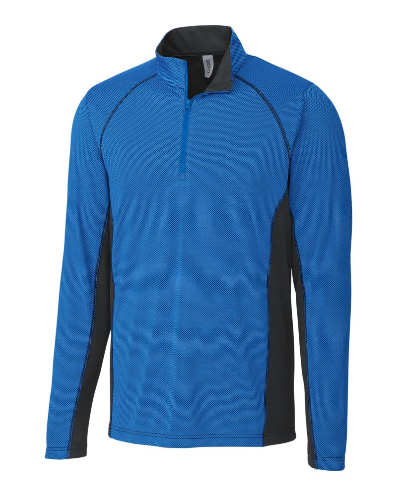 Clique Ice Pique Colorblock Tech Mens Half Zip 4