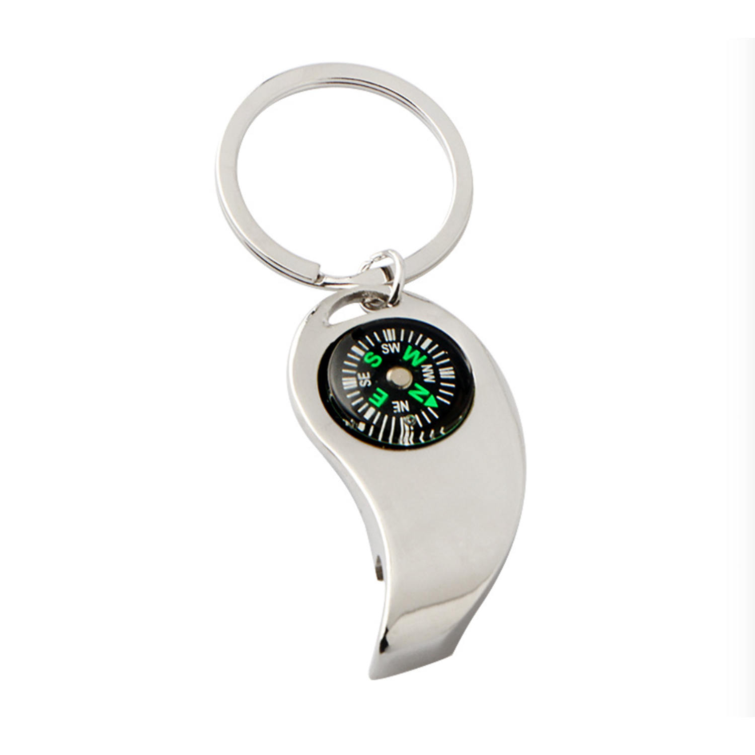 Bottle Opener Keychain with Compass 4