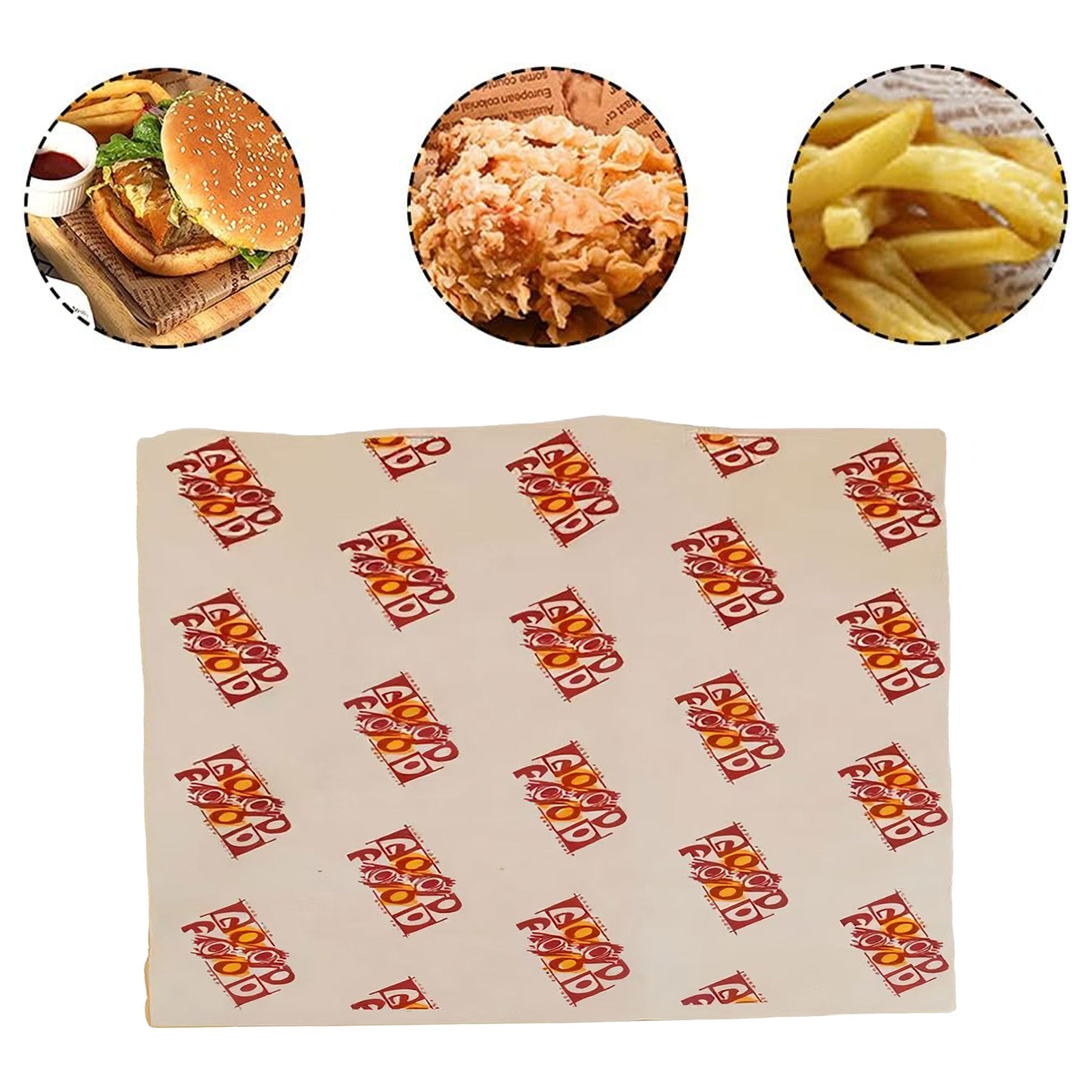 Custom Food Greaseproof Baking Paper MOQ 2000PCS 1