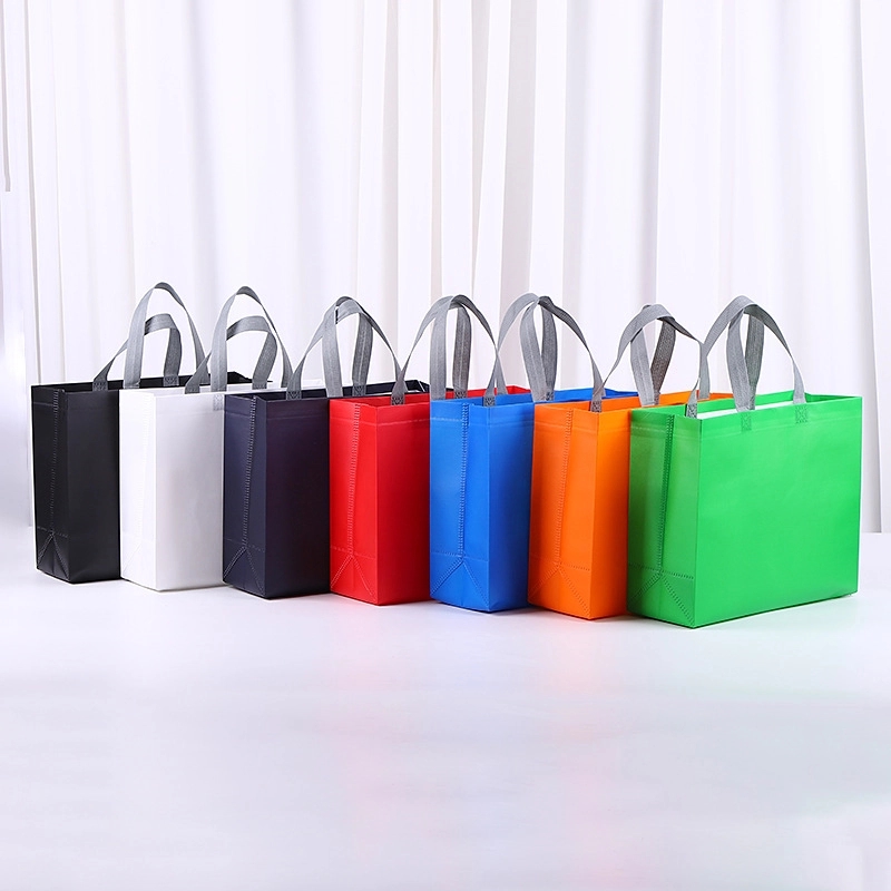 Non-woven Portable Clothing Shopping Bag with Bottom&Side 8