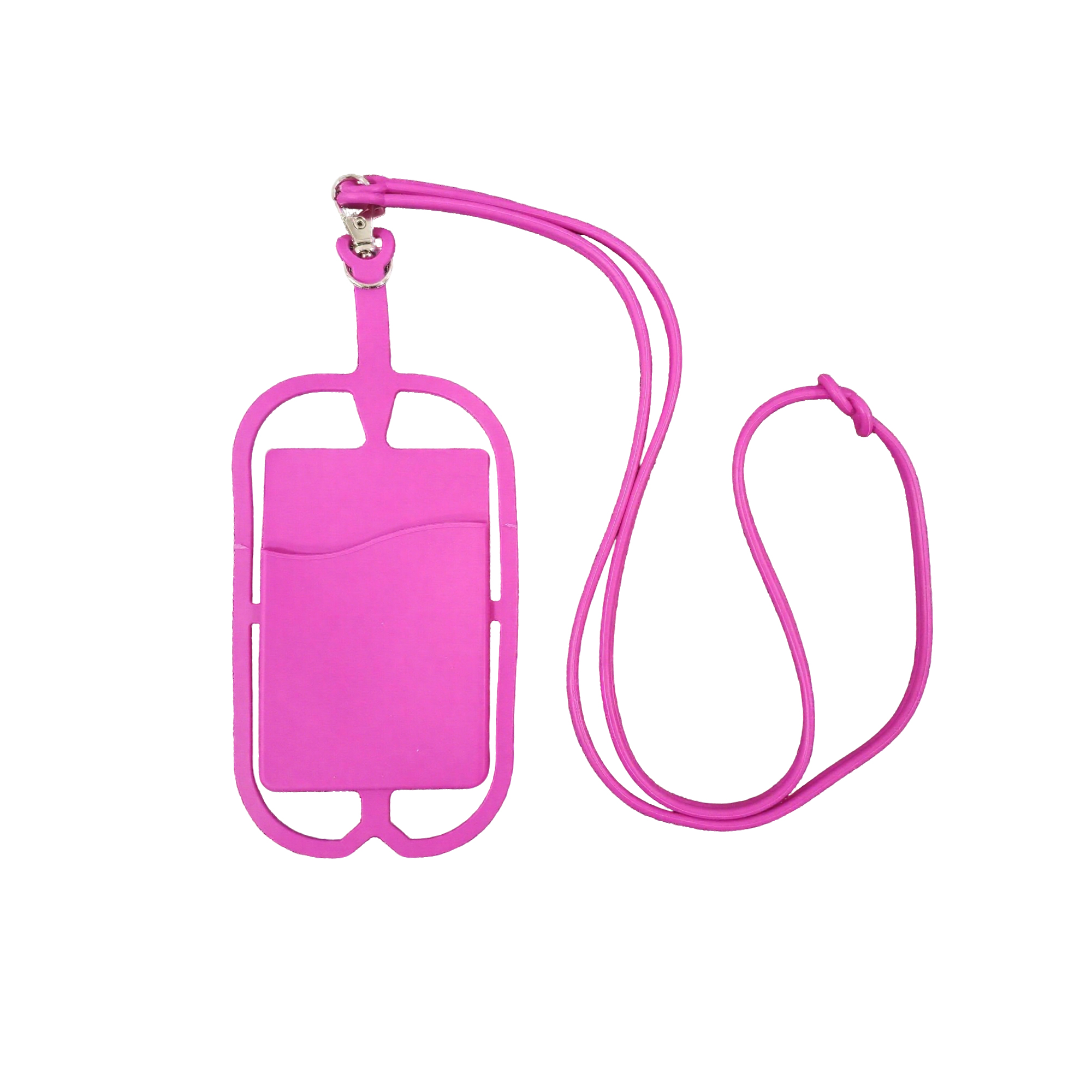 Silicone Lanyard Phone Wallet With Holder 16
