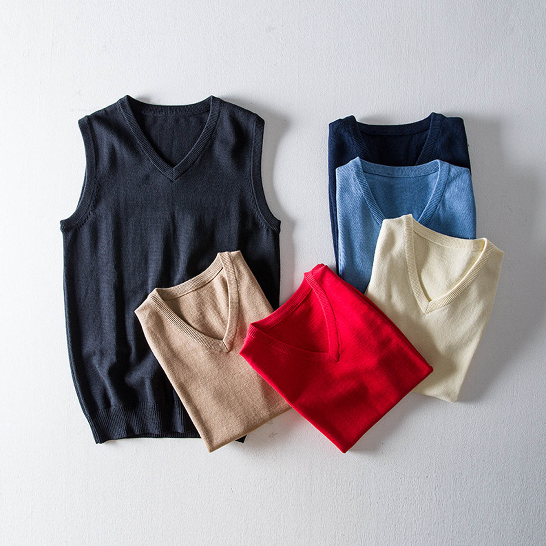 Boys Solid Sweater Vest 2