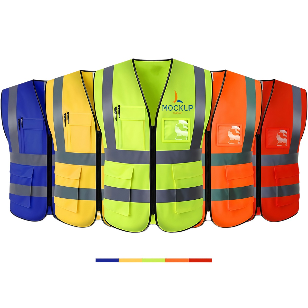 Breathable Pockets Safety Vest 6