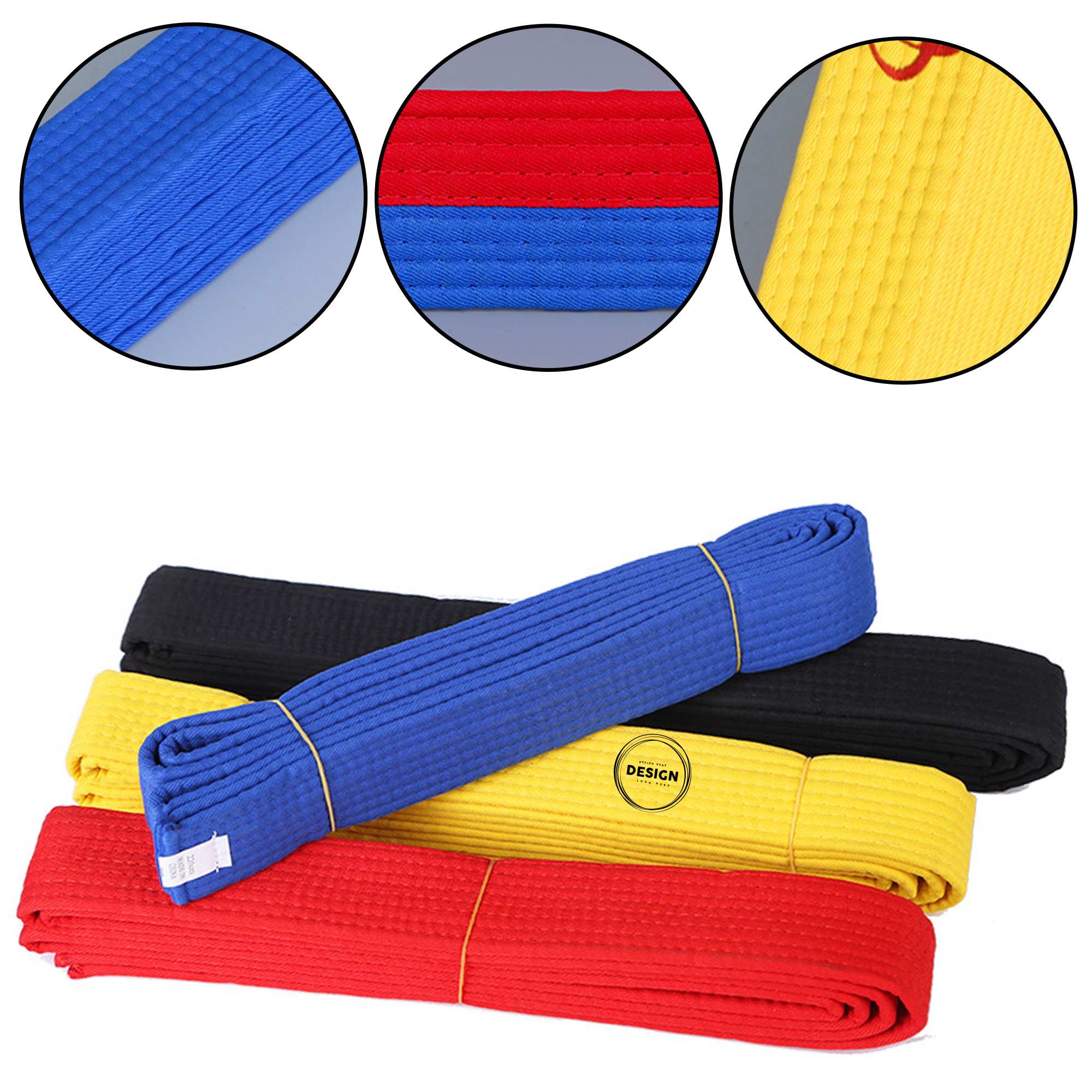 Durable Polyester Cotton Taekwondo Belt for Training 2
