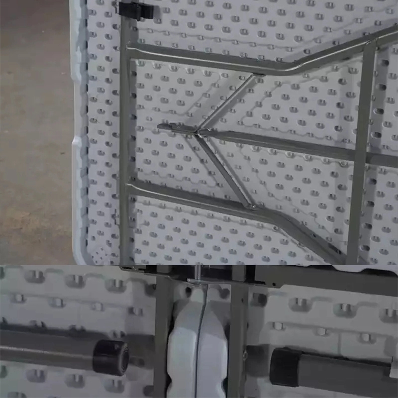 People Round Banquet Hdpe Plastic Folding Dining Table 4