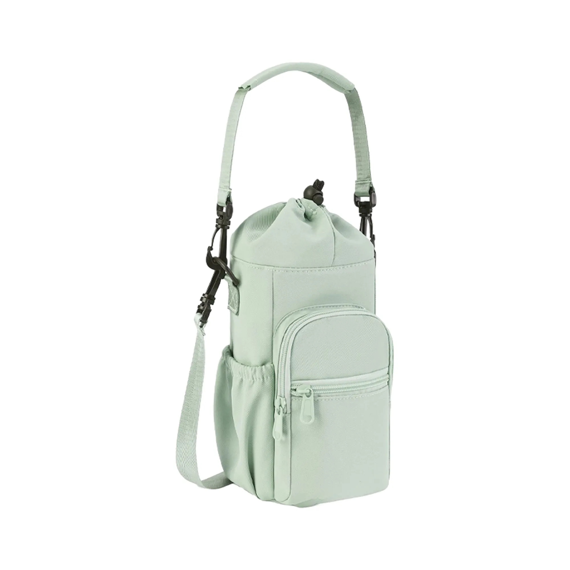 Convertible Single-Shoulder Insulated Bag with Bottle Holder 4