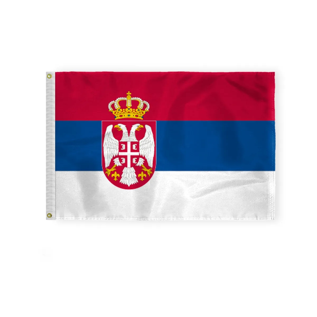 World Flag - Serbia With Seal 4