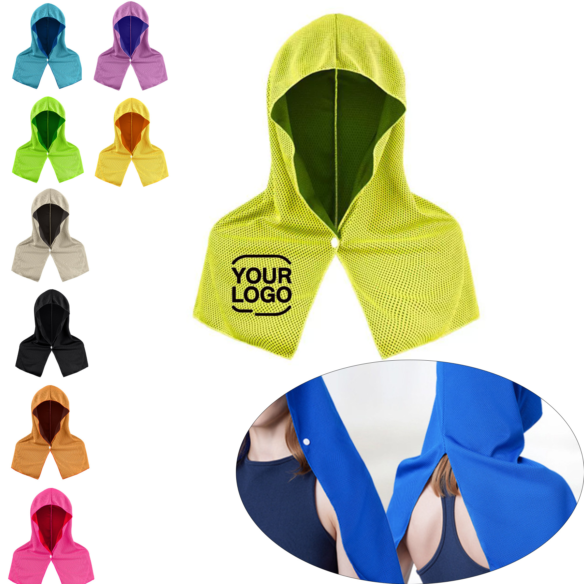 Sports Quick Drying Headscarf Hoodie Towel 2