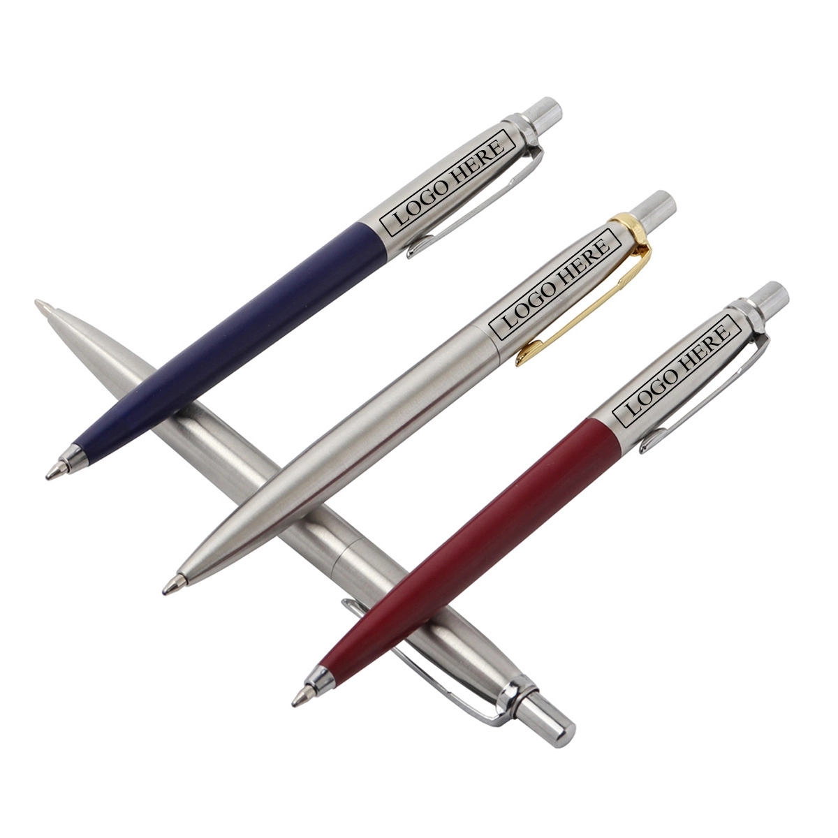 Metal Press Style Ballpoint Pen 4