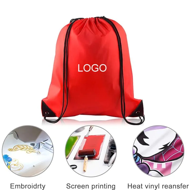 Drawstring Backpack Bag 1