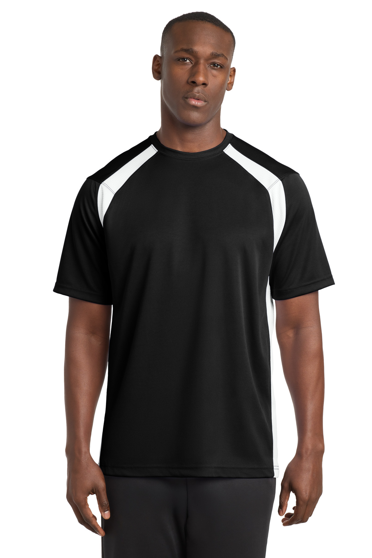 Sport-Tek Dry Zone Colorblock Crew. T478 37