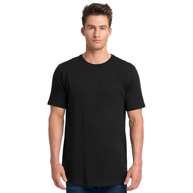 Next Level Apparel Men's Cotton Long Body Crew 13