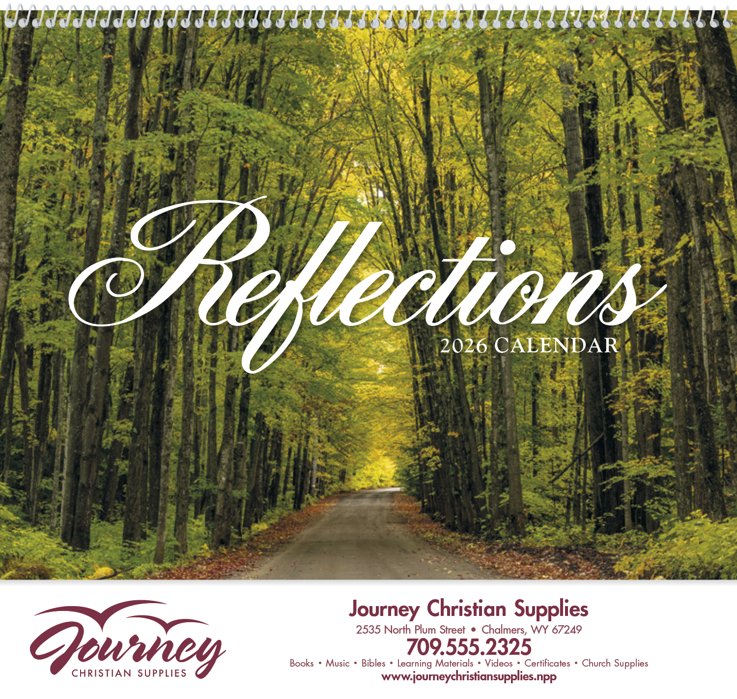 HotLine® Products Reflections (Non-Denominational) Appointment Calendar - Spiral 32