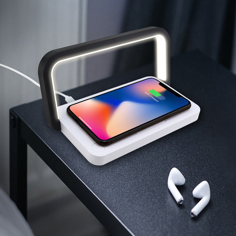 Chi-Charge Phone Stand with Warm Light Lamp 22