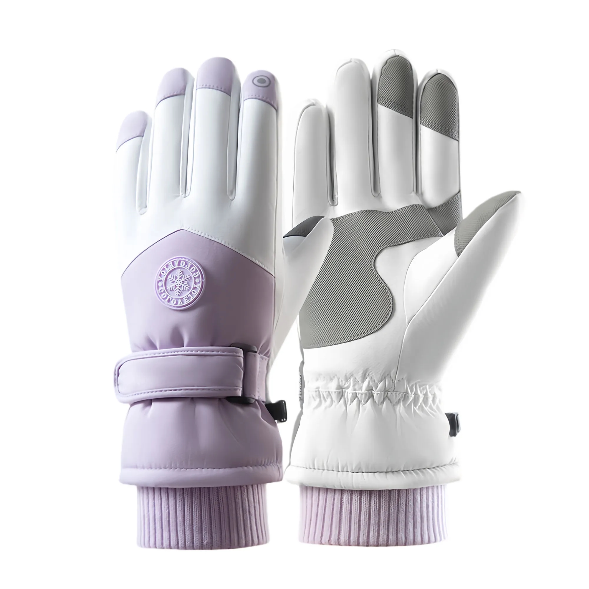 Water Resistant Winter Ski Gloves Touchscreen Thermal Unisex 4