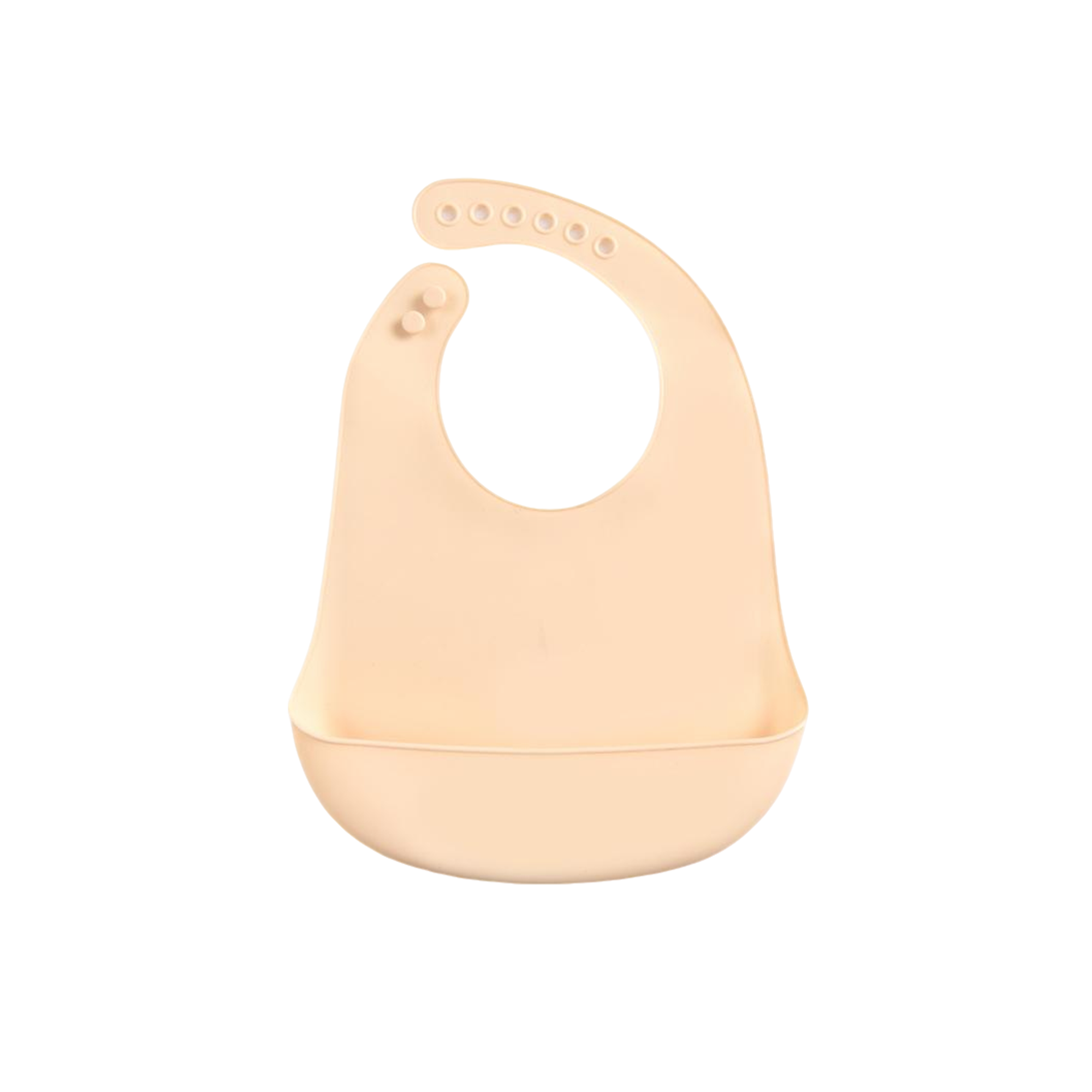 Silicone Baby Bib With Deep Catch Pocket 11.8 X 9" 10