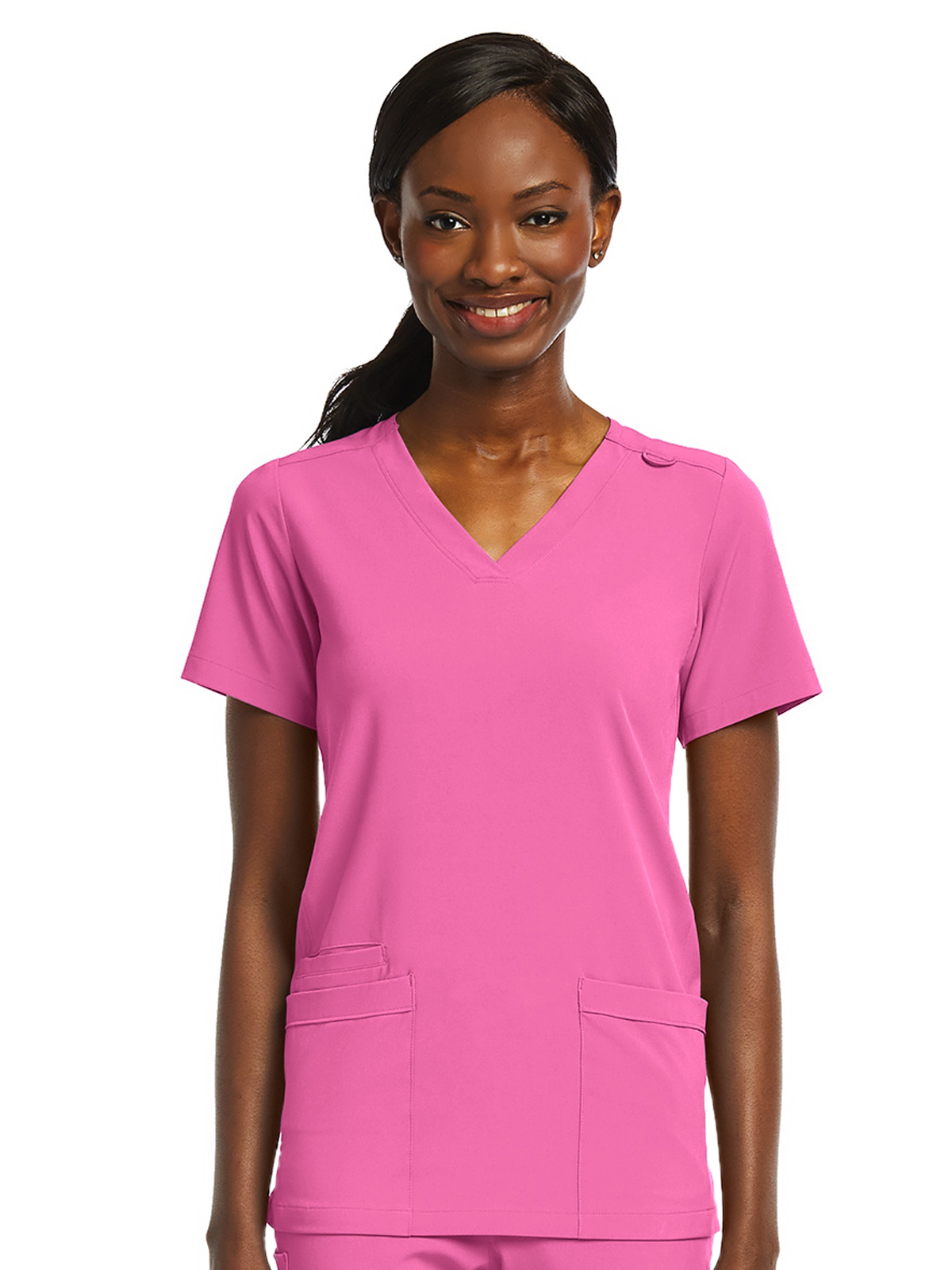 ScrubJoy Originals - Women's Fitted Two-Pocket V-Neck Top 6