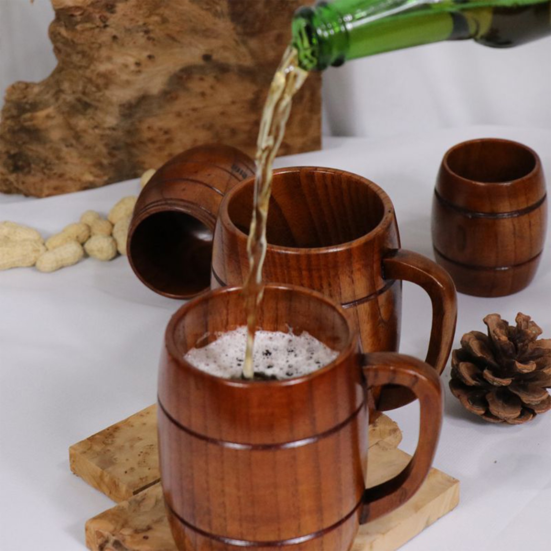 Barrel-Shaped Water Cup Beer Mug 3