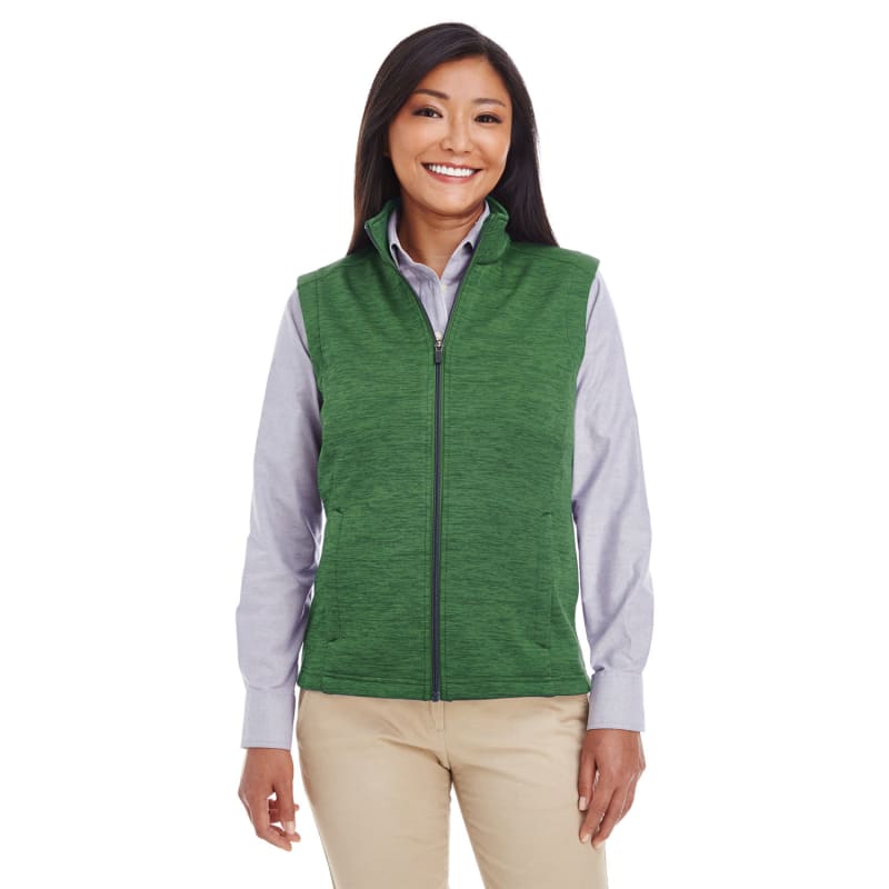 Devon & Jones Ladies' Newbury Mélange Fleece Vest 5