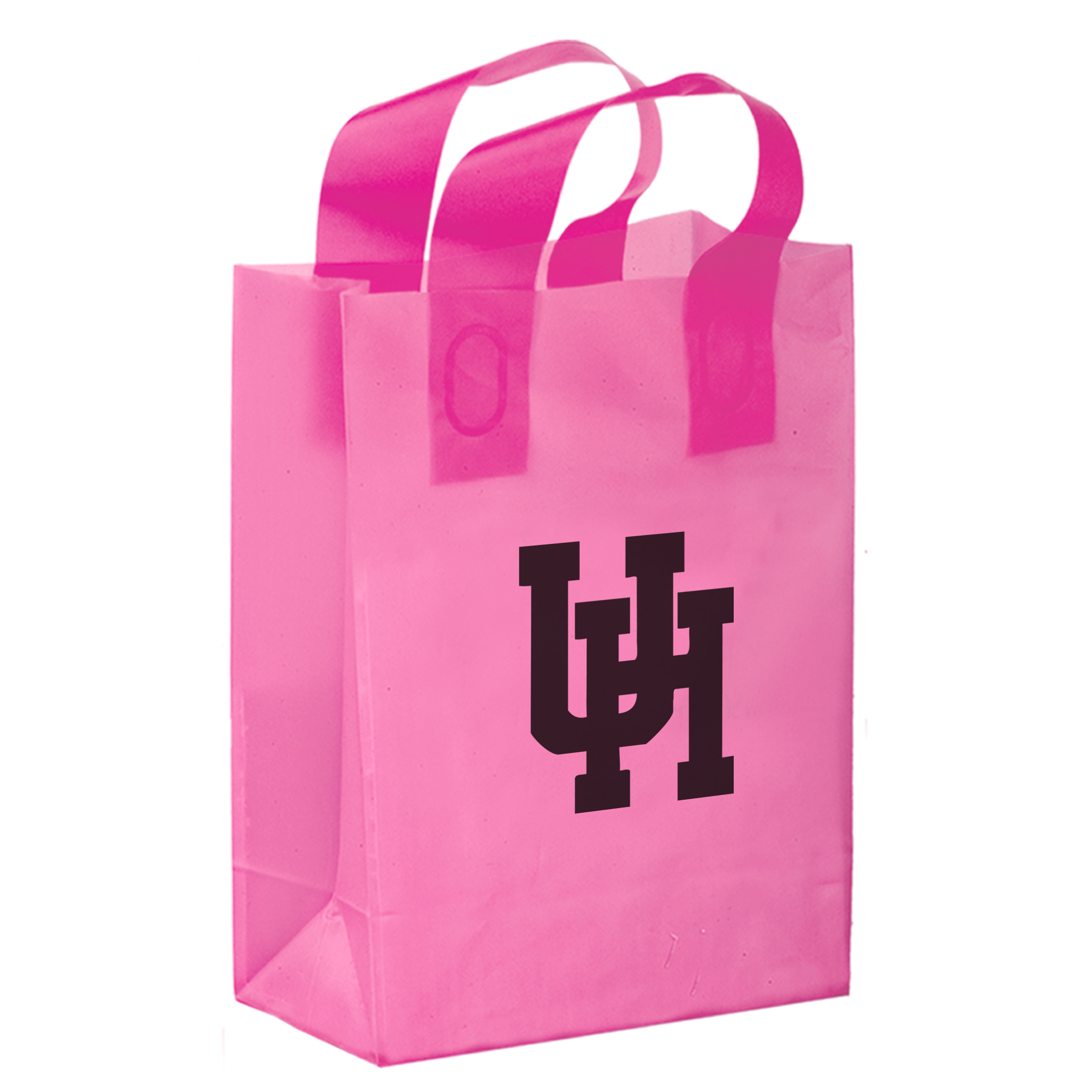 Color HDPE Frosted Soft Loop Shopper 5