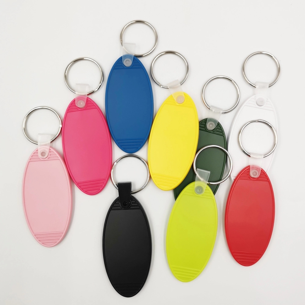 Oval Hotel Motel Room Key Ring 3
