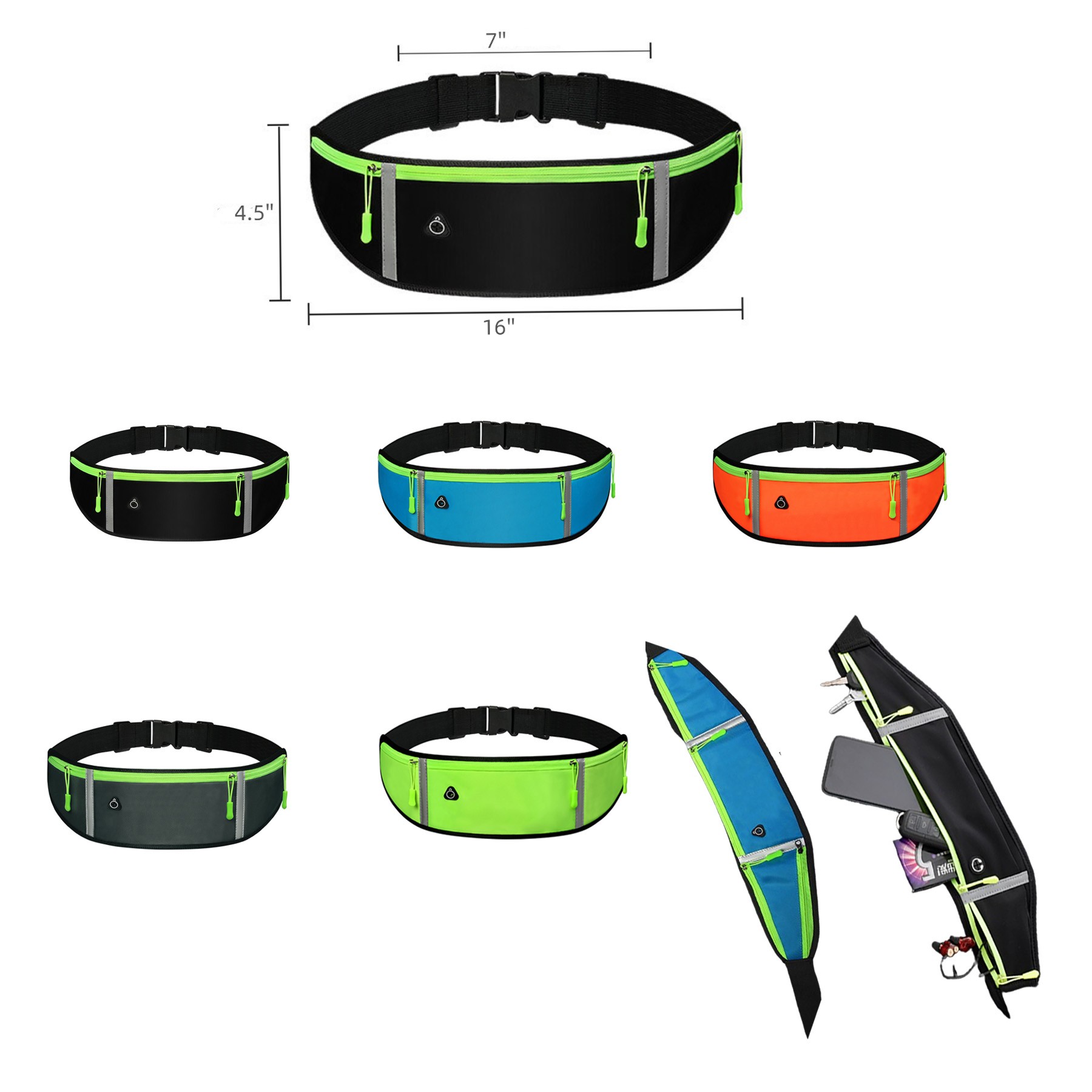 Running Belt Waist Pack Bag