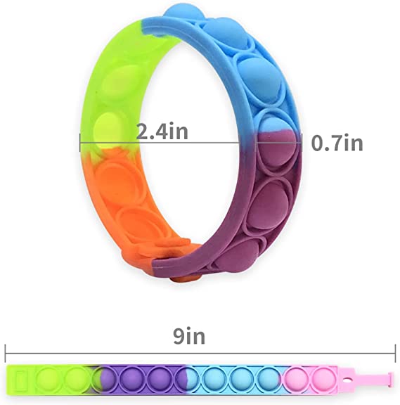 Tomoin Portable Pop Bracelet Wristband Fidget Toy / Buckle 5