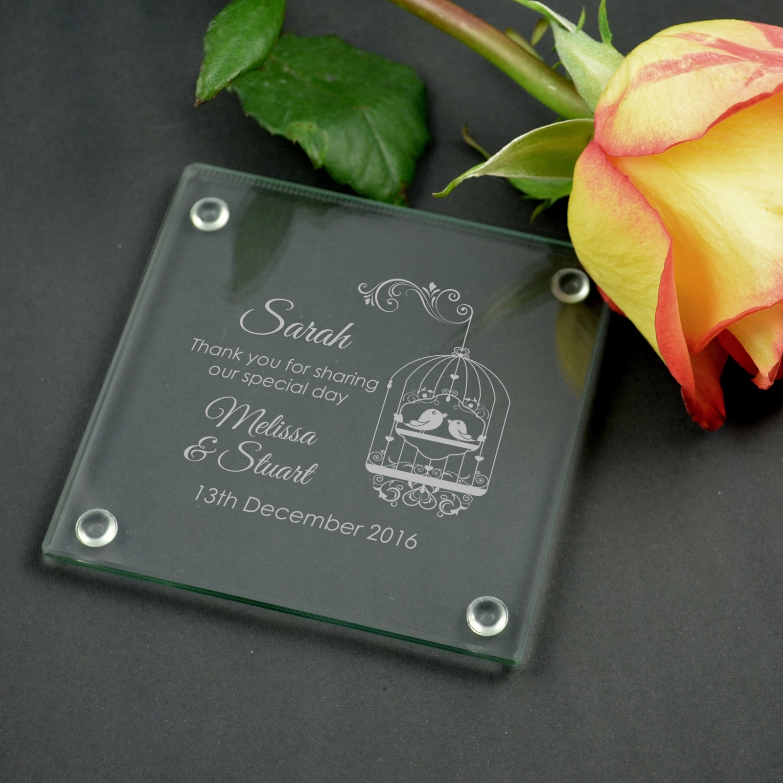 Personalized Glass Coasters 3